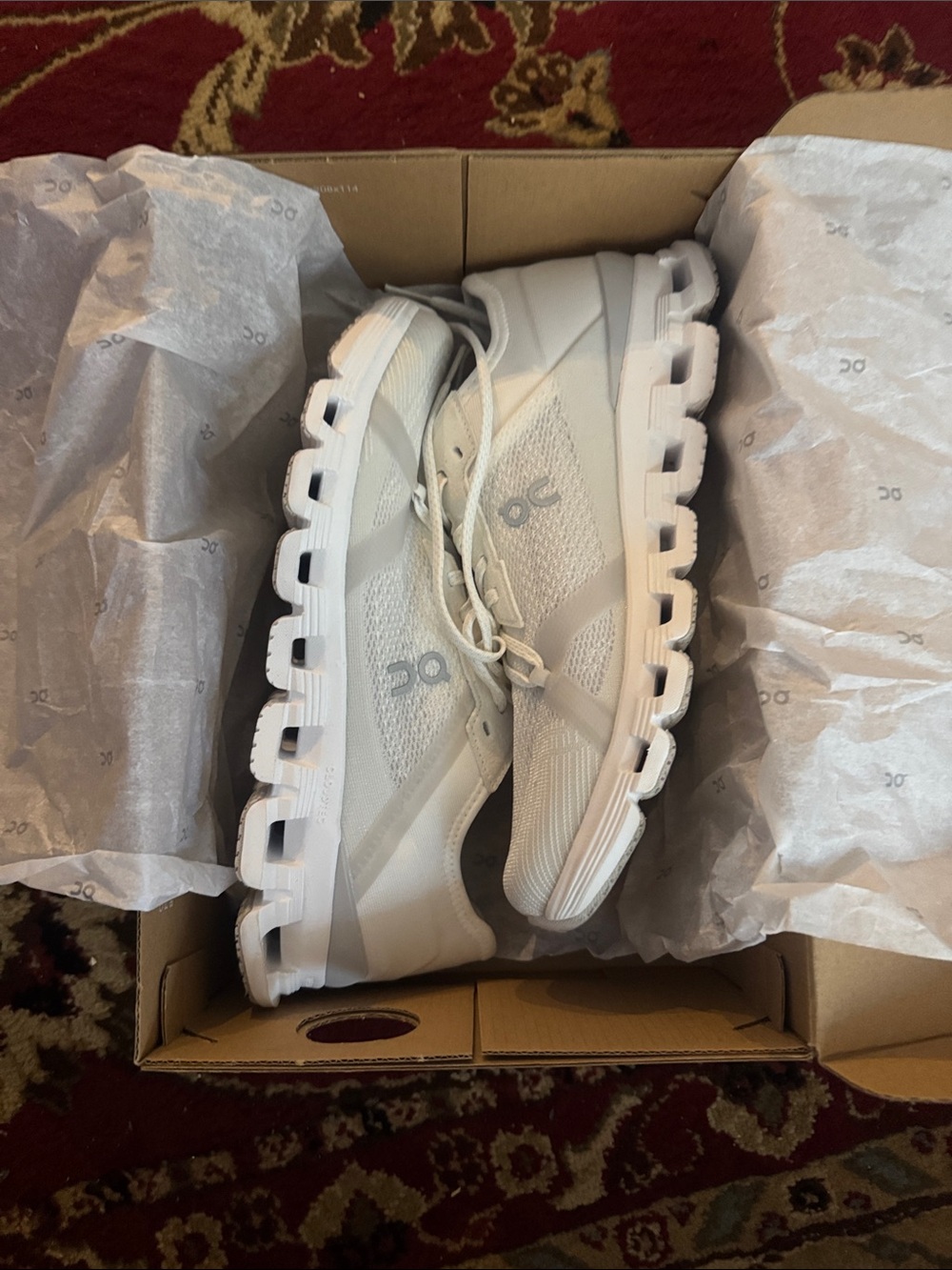 On Running Cloudswift White/Light Gray Women's Sneakers